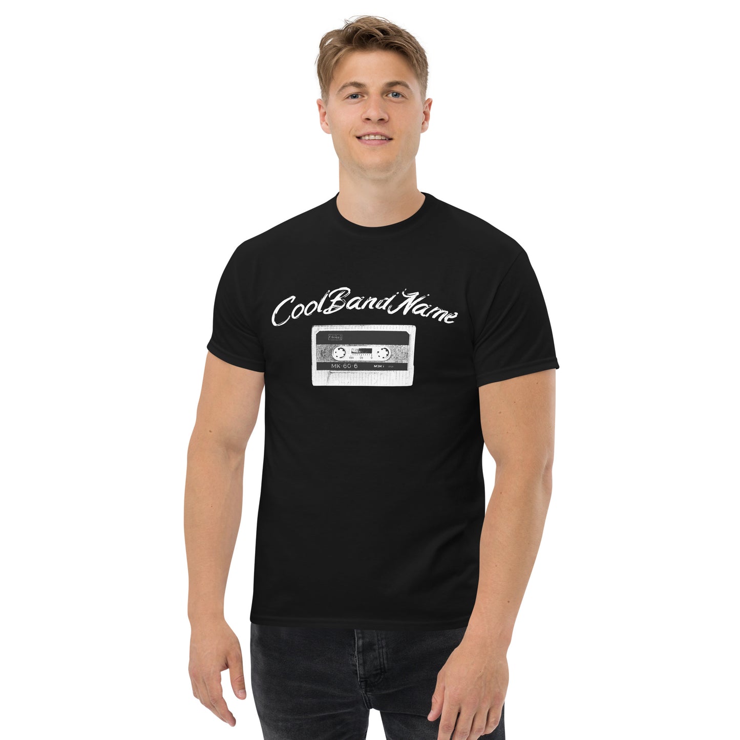 "Cool Band Name" Men's classic tee