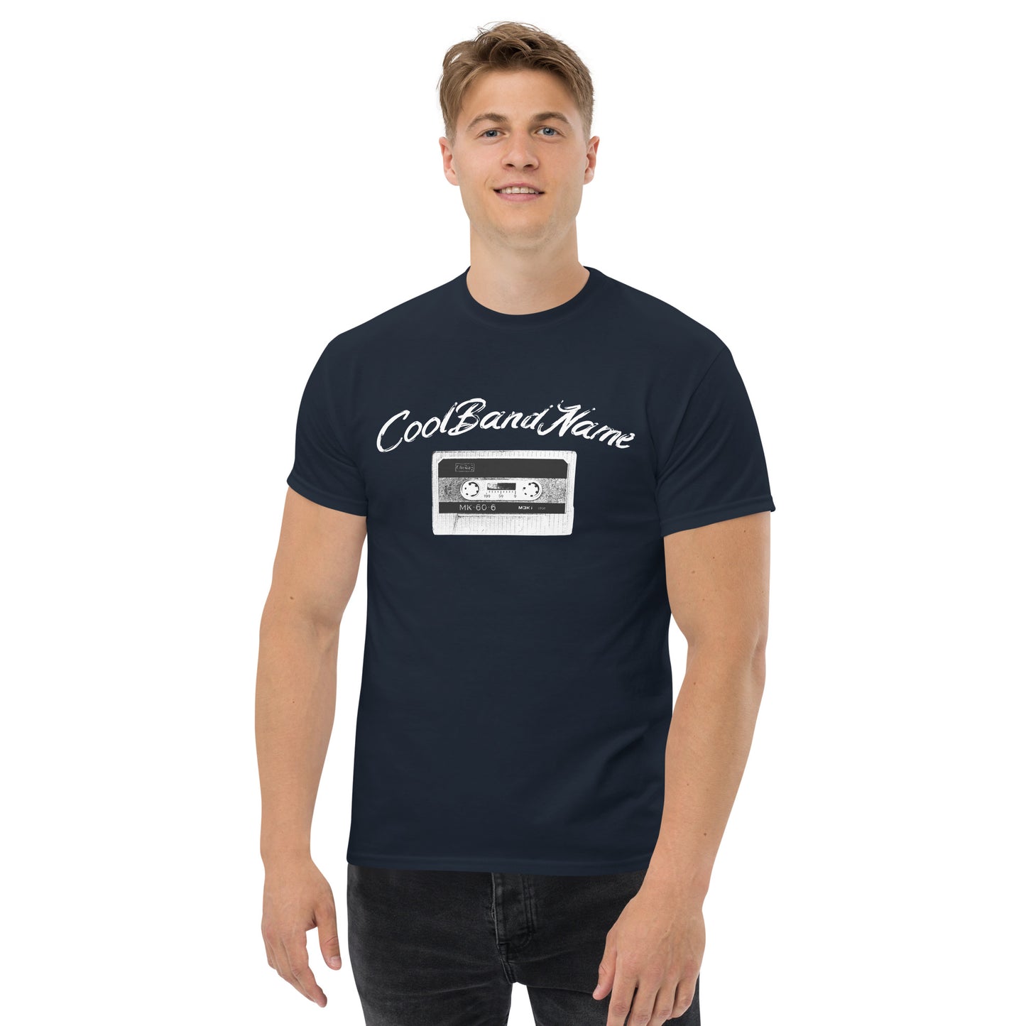 "Cool Band Name" Men's classic tee