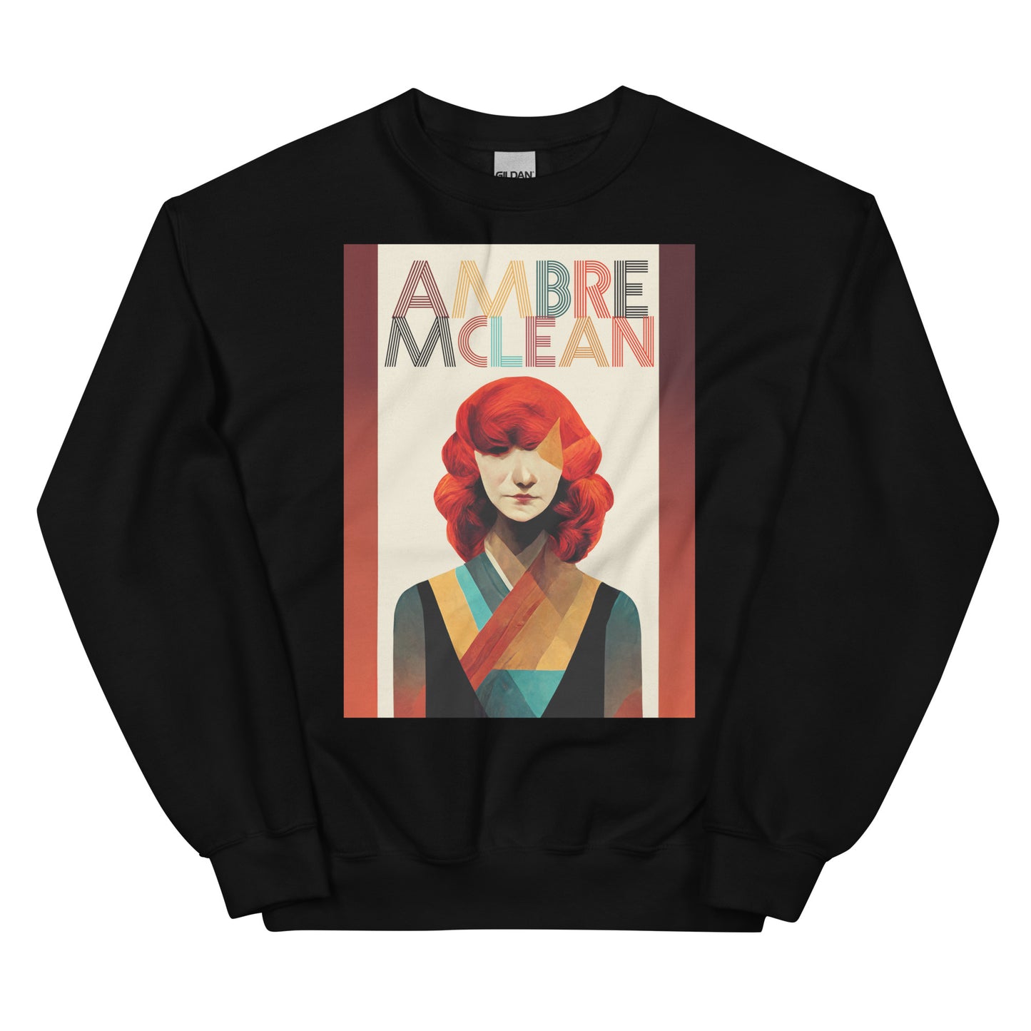 Ambre McLean "Abstract Portrait" Unisex Sweatshirt