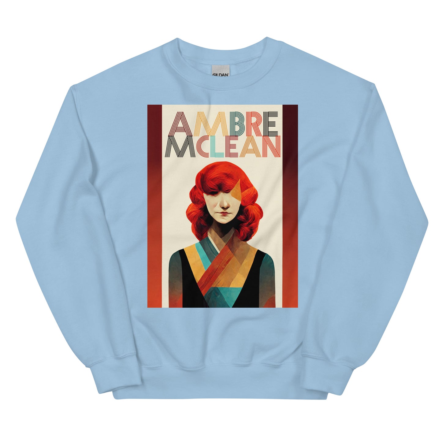 Ambre McLean "Abstract Portrait" Unisex Sweatshirt