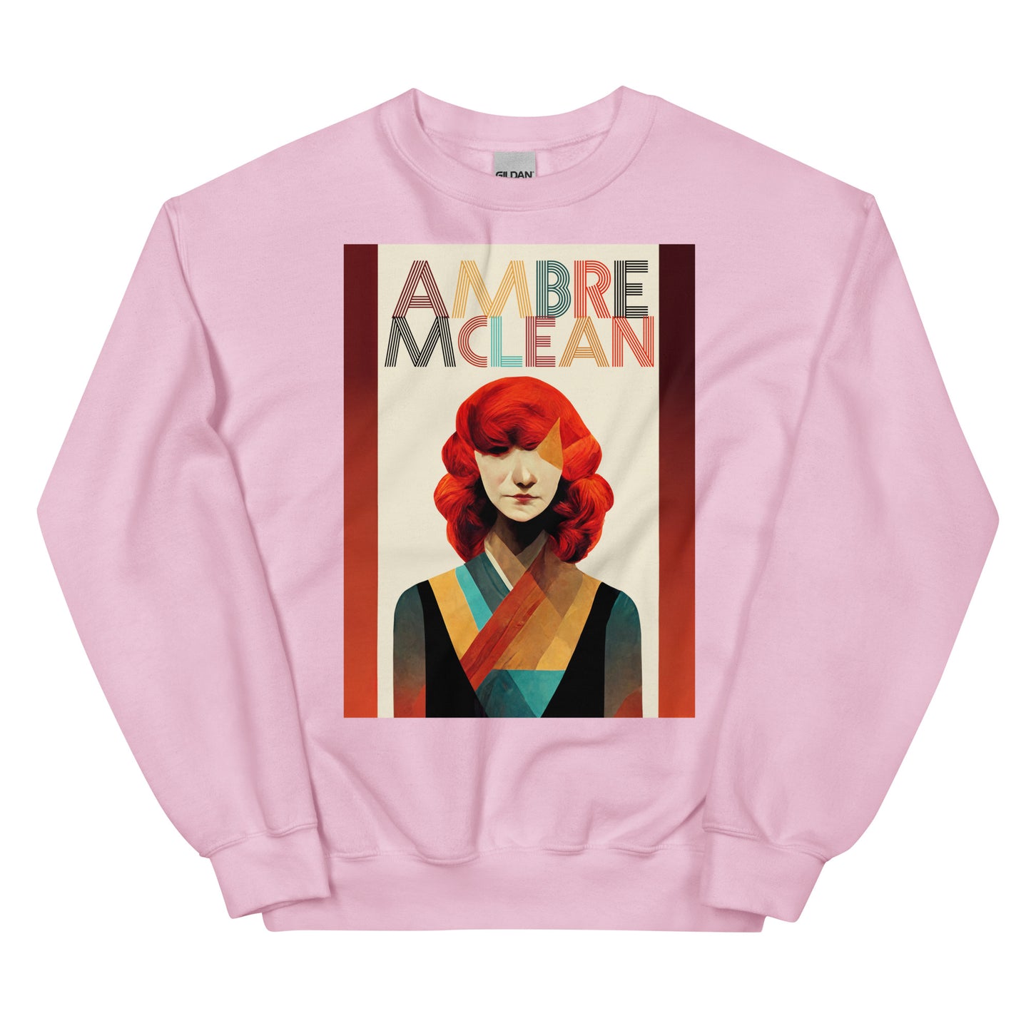Ambre McLean "Abstract Portrait" Unisex Sweatshirt