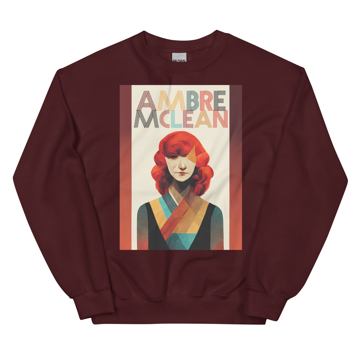 Ambre McLean "Abstract Portrait" Unisex Sweatshirt