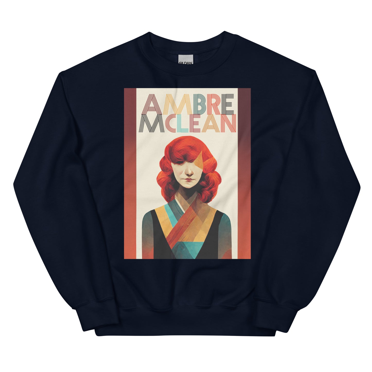 Ambre McLean "Abstract Portrait" Unisex Sweatshirt