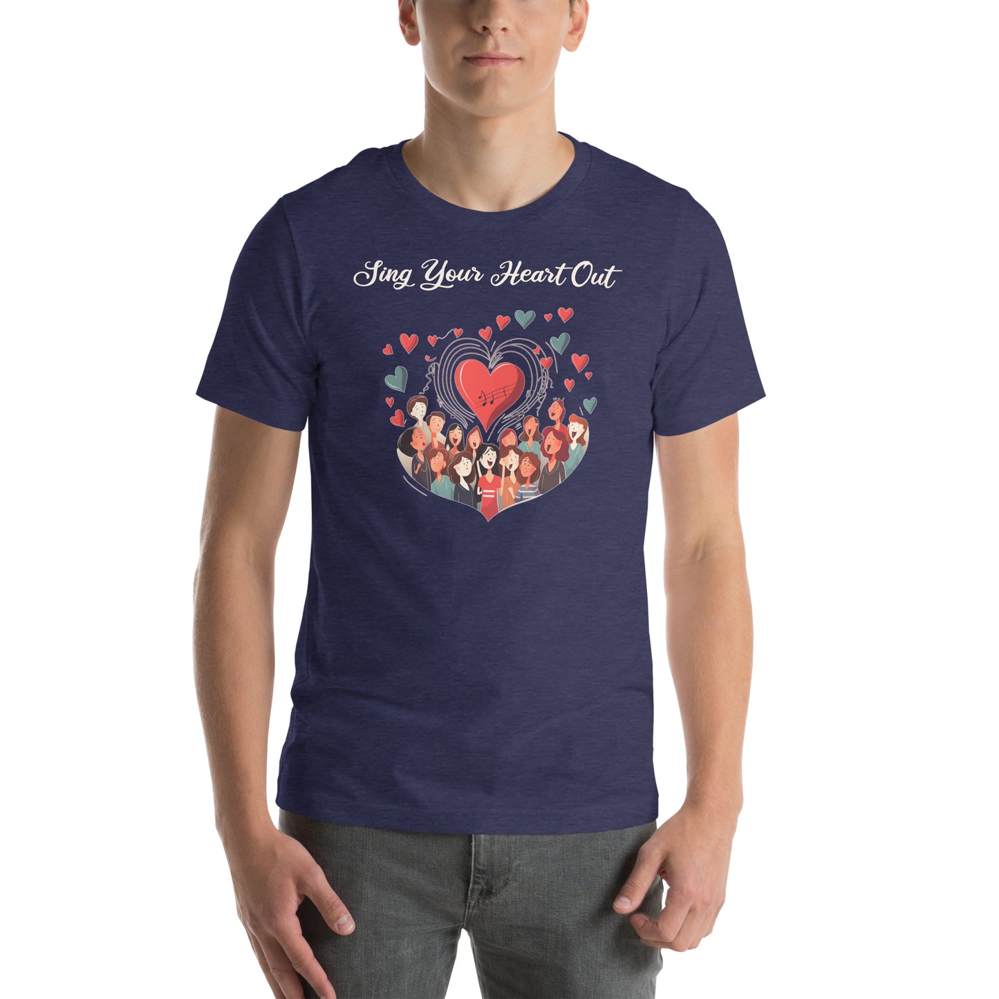 Sing Your Heart Out [BLUE] Unisex t-shirt