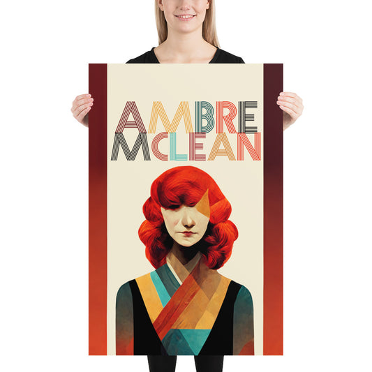 Ambre McLean "Abstract Portrait" Poster