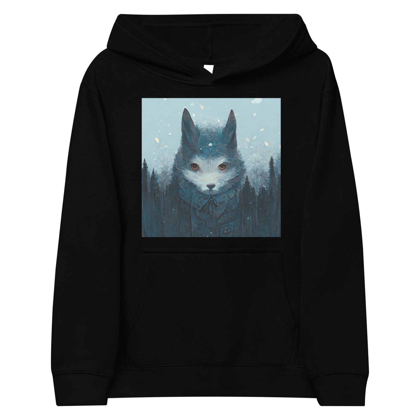 "Winter Wolf" Kids fleece hoodie